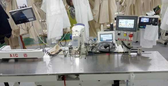 Automatic sewing template machine
